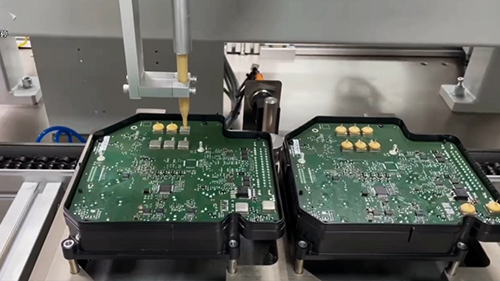 电子电器产品点胶案例视频